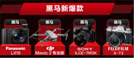 京東相機(jī)節(jié)超級(jí)戰(zhàn)報(bào)出爐，大疆成本屆相機(jī)節(jié)最大黑馬
