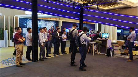 2018中國國際信息通信展-瑞立視助力華為5G電競(jìng)方案閃耀全場(chǎng)