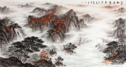 徐坤連的山水畫藝術(shù)價值淺析，帶你認識不一樣的“粗獷”畫家