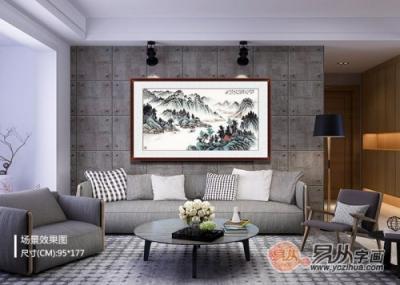 客廳墻壁掛畫圖片大全，家中的顏值全靠一幅畫！