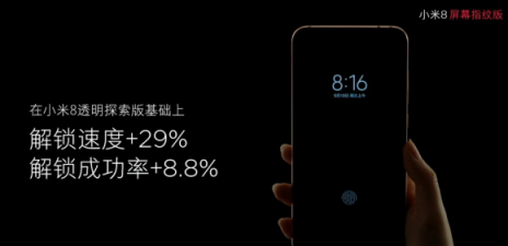 小米8屏幕指紋版引領(lǐng)壓感屏幕指紋技術(shù)潮流，僅3199元起