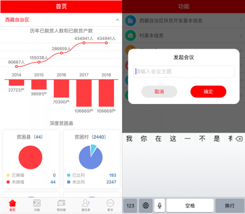 訊眾及時會視頻云，助力西藏扶貧辦下基層辦實事