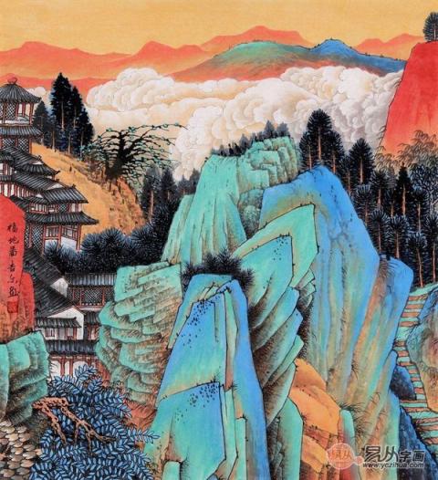 許吉爾精品山水國畫欣賞？領(lǐng)略自然山水藝術(shù)更雅致！