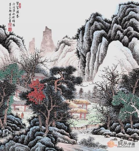 許吉爾精品山水國畫欣賞？領(lǐng)略自然山水藝術(shù)更雅致！