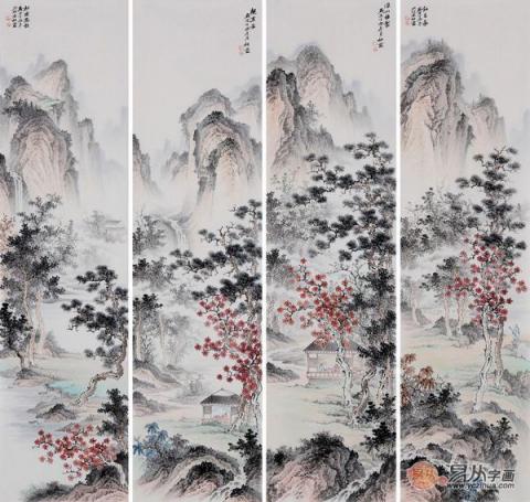 中式客廳掛什么畫好？仿古山水更有“儒雅中國風(fēng)”