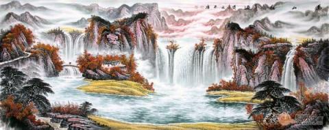 辦公室風(fēng)水掛畫(huà)？巍峨壯闊大氣山水裝飾旺財(cái)好運(yùn)來(lái)！
