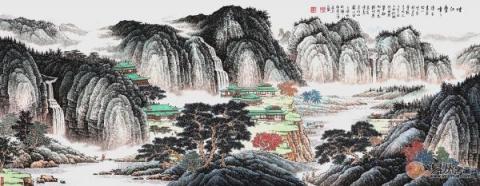 辦公室風(fēng)水掛畫(huà)？巍峨壯闊大氣山水裝飾旺財(cái)好運(yùn)來(lái)！
