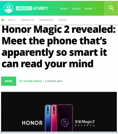 榮耀Magic2預售五分鐘內(nèi)售罄！外媒：會思考的YOYO很神奇