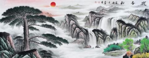 家居裝飾掛什么畫好？手繪國畫裝飾藝術(shù)雅致美景多多！