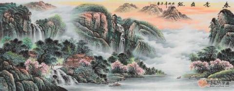 家居裝飾掛什么畫好？手繪國畫裝飾藝術(shù)雅致美景多多！