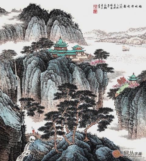 進(jìn)門玄關(guān)掛什么大吉？易從網(wǎng)名人字畫打造美景財(cái)運(yùn)旺！