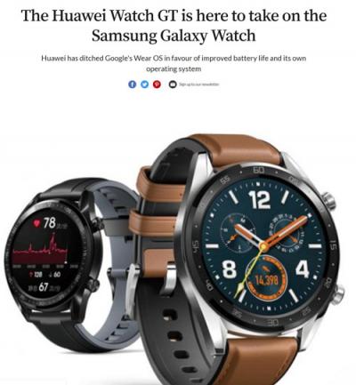 HUAWEI WATCH GT雙十一火爆國(guó)內(nèi)市場(chǎng)， 看看外媒是怎么評(píng)價(jià)它的？