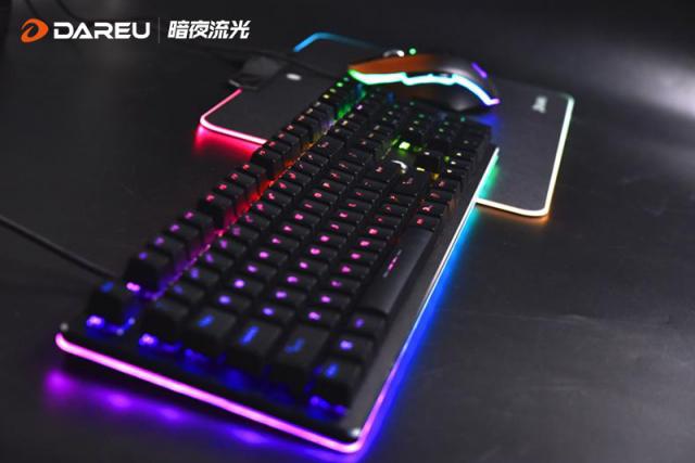 達爾優(yōu)暗夜流光EK925機械鍵盤陪你征戰(zhàn)峽谷