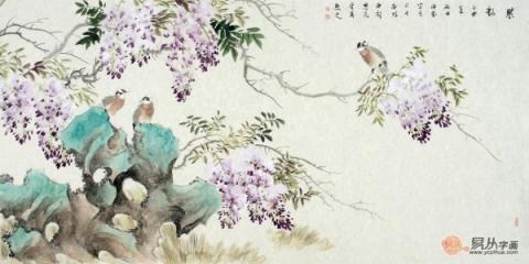 當(dāng)代花鳥(niǎo)畫美女作家，許芬藝術(shù)簡(jiǎn)介