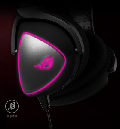 RGB顏值巔峰RW俠訓練專用電競耳麥——ROG Delta