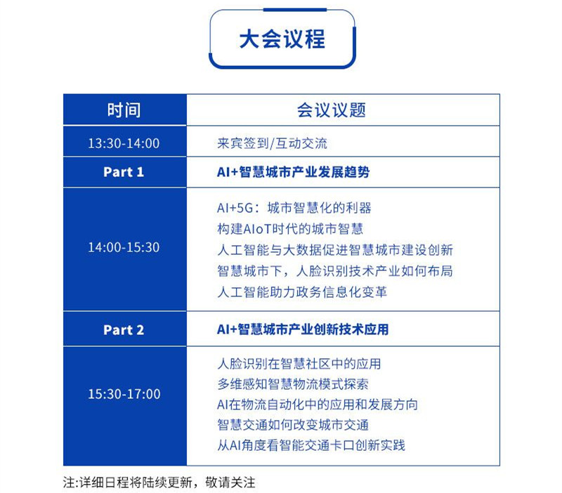 必看：下半年干貨最多的“AI+智慧城市”論壇來了！