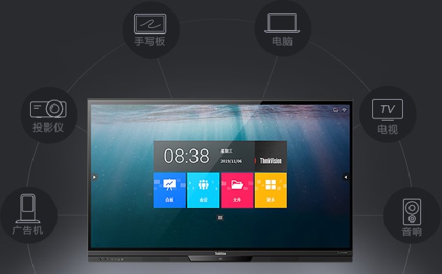 開會還用投影儀？聯(lián)想ThinkVision BM86ts電容智能大屏旗艦版解鎖新技能