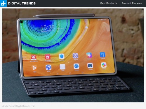 超越iPad Pro的5G 領(lǐng)導(dǎo)力，權(quán)威外媒2020年度獎項頒給華為MatePad Pro 5G
