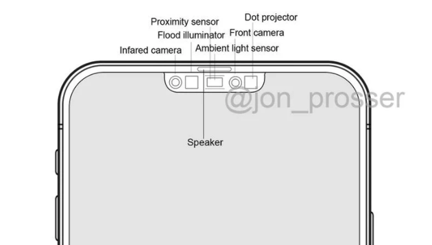 iPhone揚(yáng)聲器位于手機(jī)的邊框上方圖片來(lái)自@macrumors）