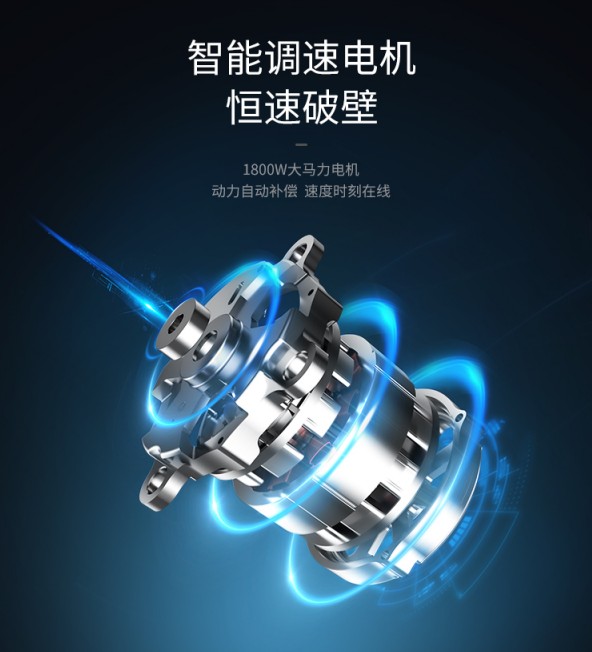 擁有無刷電機(jī)的靜音破壁機(jī) ，使用起來簡直隨心所欲