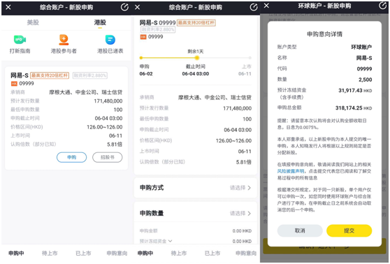 網(wǎng)易回港二次上市，老虎證券打新通道已經(jīng)開啟