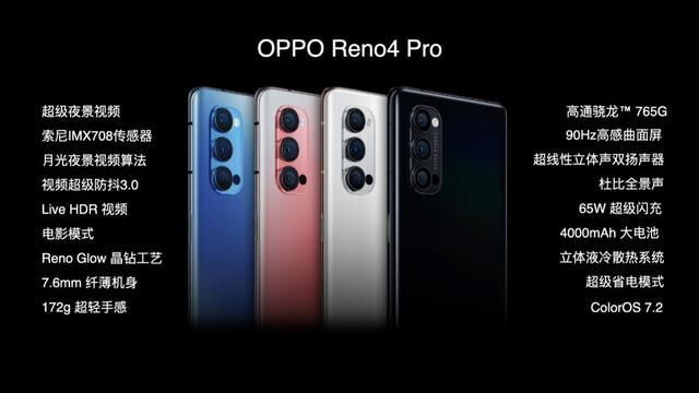 OPPO發(fā)布夜景視頻手機Reno4系列，解鎖影像新姿勢
