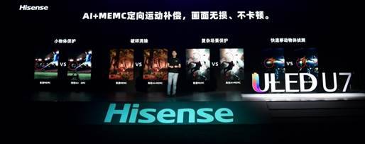 滿屏黑科技！海信年度最爆款ULED超畫質(zhì)電視U7全球發(fā)布