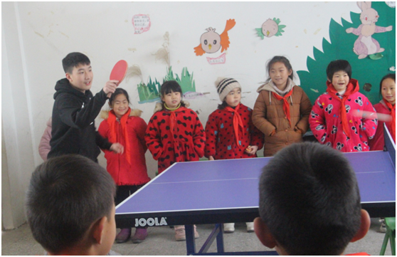 運滿滿張暉：為愛益起“乒”，助力希望小學體育教學