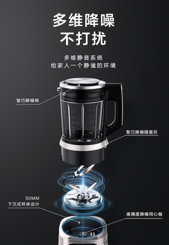 當(dāng)靜音破壁機(jī)變得可拆洗，廚房料理不在怕的！