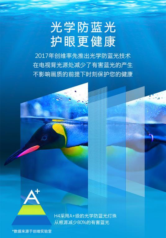 助力兒童健康成長(zhǎng)，創(chuàng)維防藍(lán)光電視H4讓陪伴更加智能