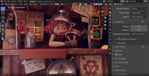 Blender讓渲染更高效，RTX Studio帶來全新創(chuàng)作體驗(yàn)
