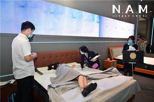 科技創(chuàng)新床墊的想象空間，意大利N.A.M深圳站首秀、驚艷市場