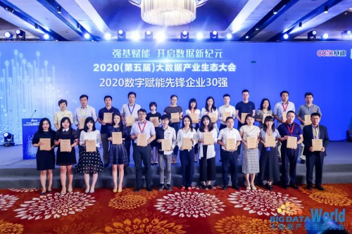 華云數(shù)據(jù)榮獲中國大數(shù)據(jù)50強(qiáng)、2020數(shù)字賦能先鋒企業(yè)30強(qiáng)，入選大數(shù)據(jù)產(chǎn)業(yè)發(fā)展白皮書及百佳案例