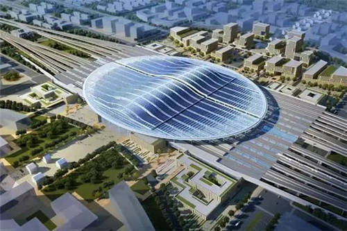 英利為亞洲最大高鐵站提供6兆瓦光伏建材產品
