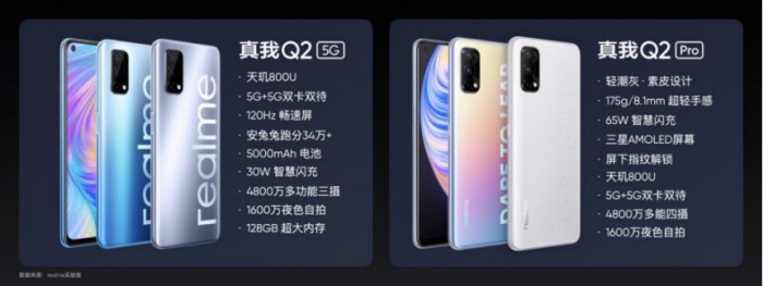 realme真我Q2正式亮相，天璣800U的“王炸“5G終端