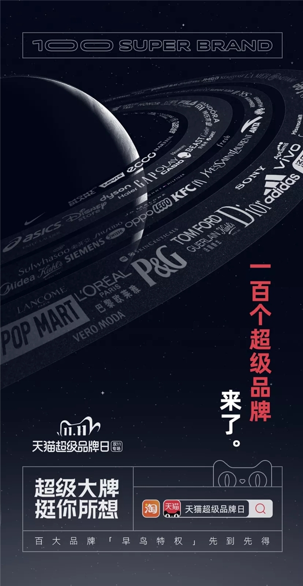 雙11的重頭戲來了，全網(wǎng)第一營銷IP天貓超級品牌日出擊