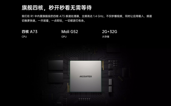 超強性能帶來秒速響應，OPPO智能電視R1讓你告別卡頓與等待