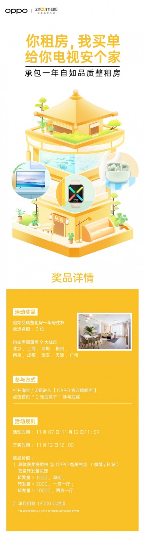 打工人的“智美”新家 OPPO為你買單！