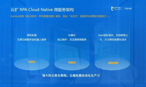云擴(kuò)科技：云原生RPA，云端擴(kuò)展企業(yè)智能生產(chǎn)力
