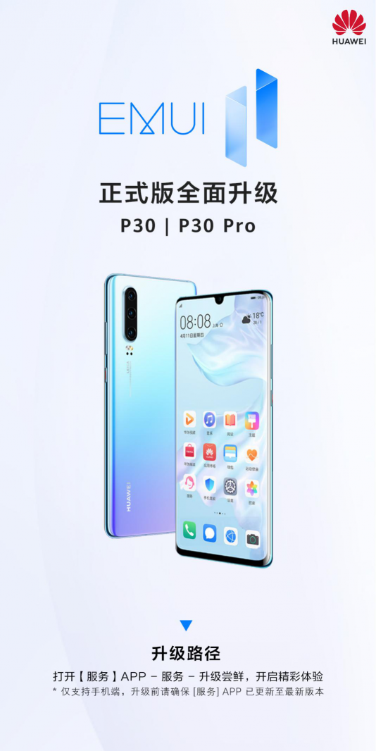 P30系列EMUI11正式版升級來襲，這些功能千萬不能錯過