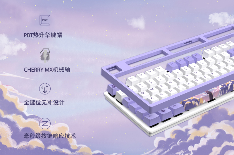 歡迎來到達爾優(yōu)A系列機械鍵盤的主題世界