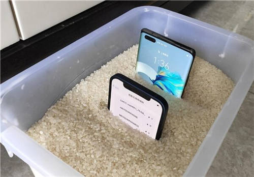 暴力測試？華為Mate40、蘋果 iPhone12手機被丟進洗衣機