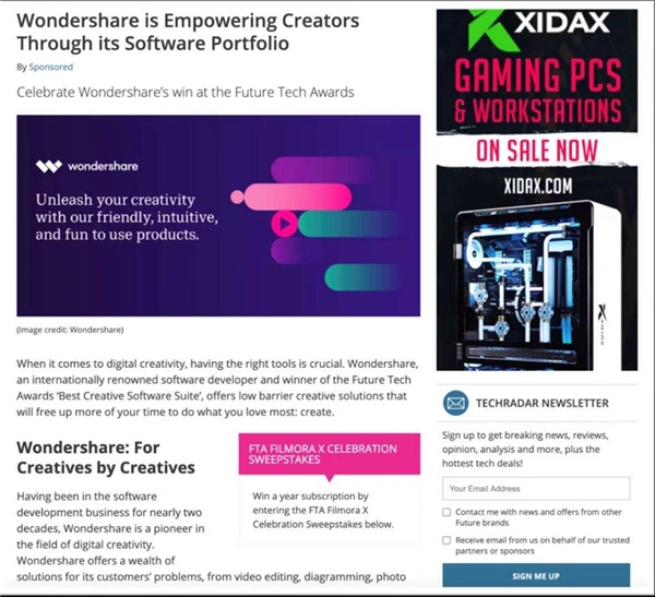 再獲殊榮！萬(wàn)興科技拿下Future Tech Awards頒發(fā)2020年度“最佳創(chuàng)意軟件產(chǎn)品系列獎(jiǎng)”