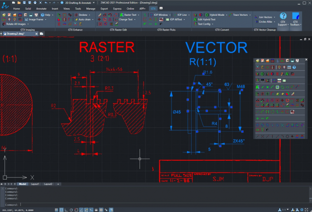 中望軟件攜手GTXRasterCAD，幫助用戶大幅提升圖紙修復(fù)效率