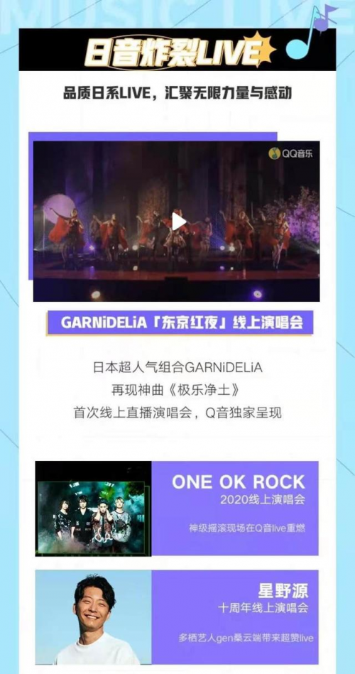QQ音樂多元互動live打動年輕的心跳，打造追星潮流新體驗(yàn)