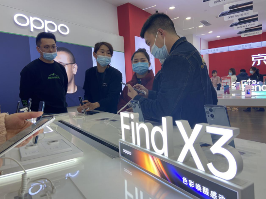 京東之家上市Find X3系列新品，OPPO 中國(guó)區(qū)總裁出席現(xiàn)場(chǎng)