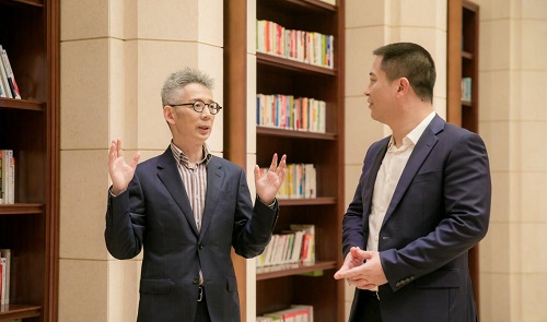 蔣昌建對(duì)話華為孫權(quán) 探討未來社會(huì)人們工作學(xué)習(xí)新方式