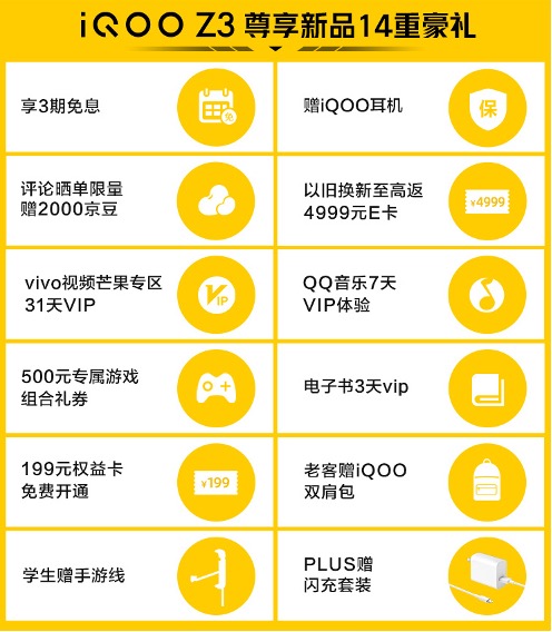 性能小鋼炮iQOO Z3京東火熱預售中，以舊換新至高補貼4999元