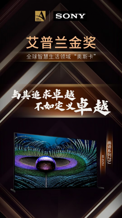 一門雙杰！索尼Z9J/X9000H斬獲AWE艾普蘭金獎(jiǎng)與金口碑獎(jiǎng)