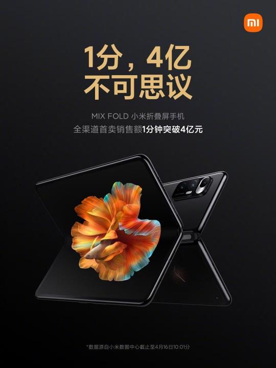 全球首款手機液態(tài)鏡頭加持，小米折疊屏MIX FOLD開售打響第一槍
